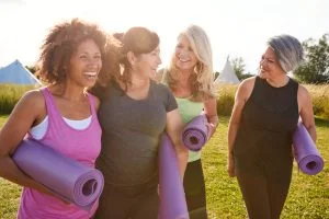 women yoga