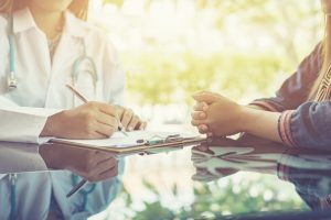 doctor meeting with patient