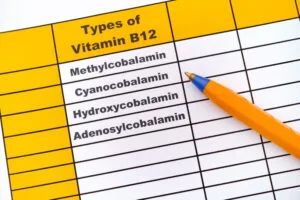 methylcobalamin and types of b12
